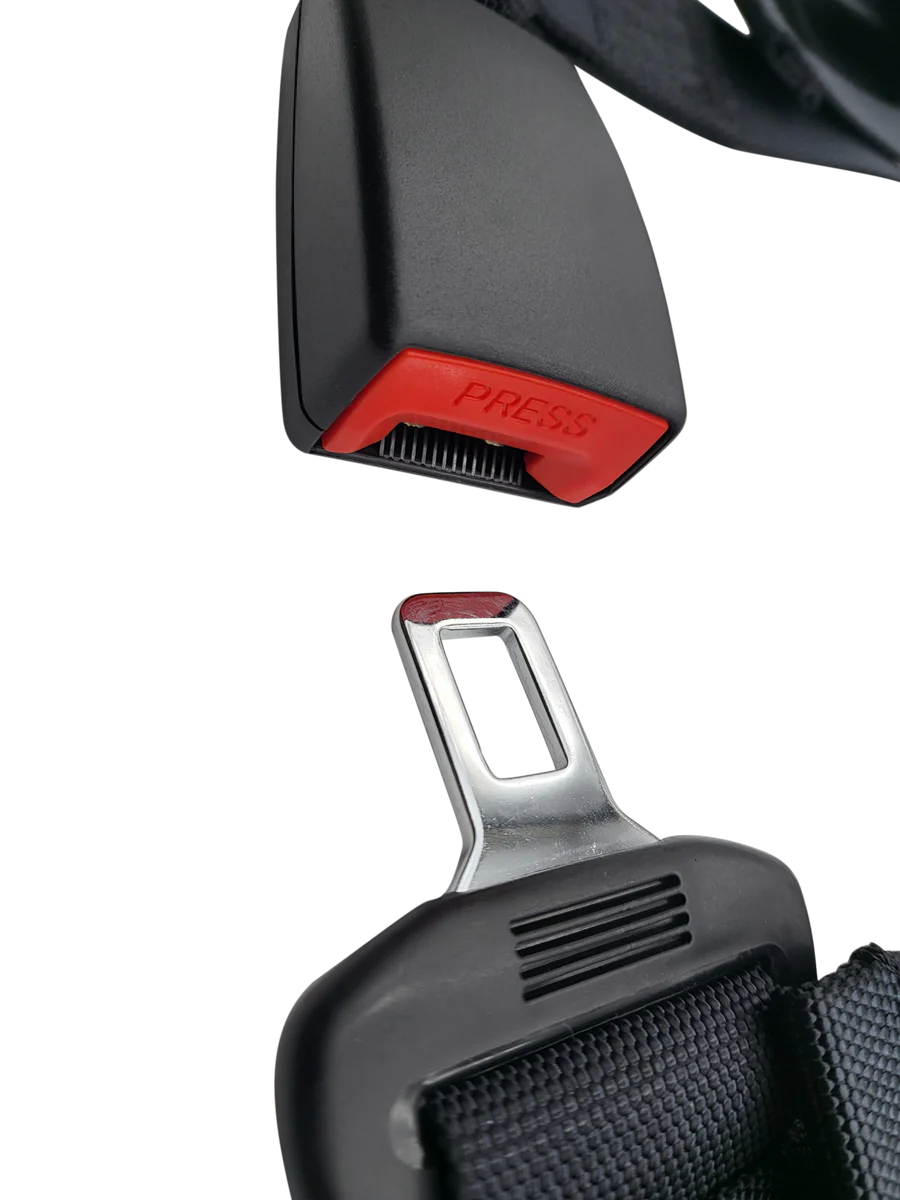 Circuit Hero 4 Point Static Racing Harness 2" Belt - Black - Universal