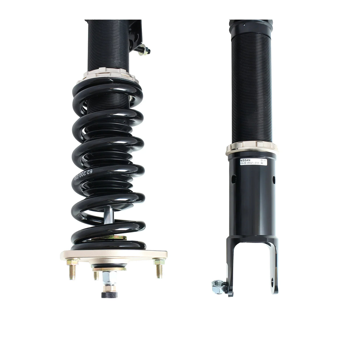 D-17-BR - BC Racing BR Bucket Coilovers - Nissan Z33 350Z Coupe (2003-2008)
