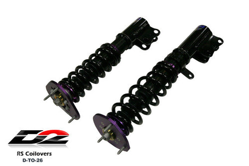 D2 Racing RS Series Coilovers - Chevrolet / Geo Prizm (1989-2002)