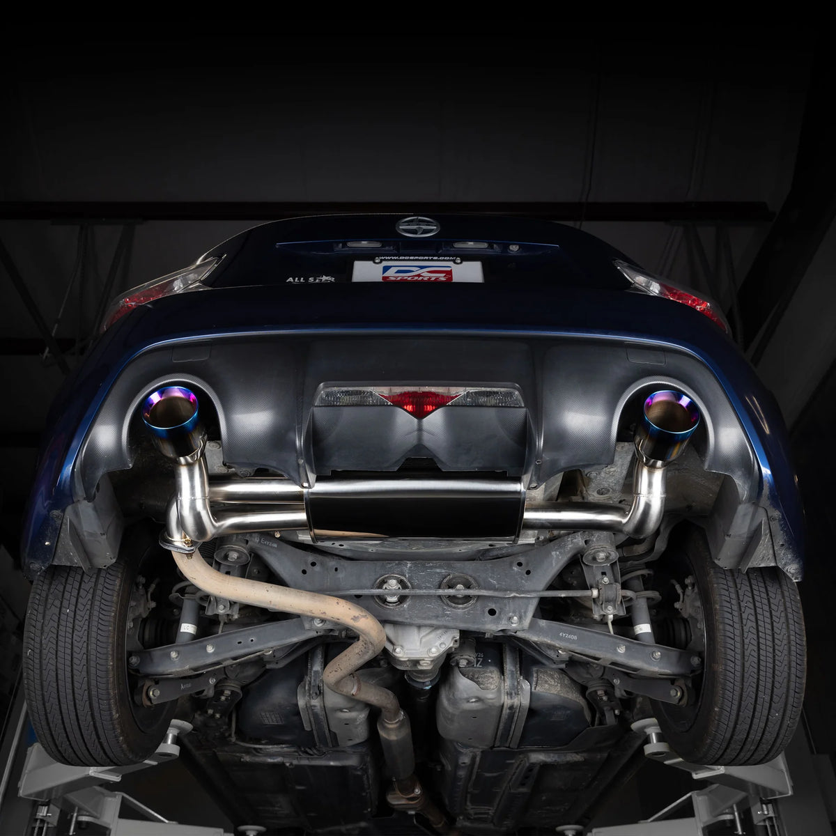DC Sports Axleback Exhaust with Burnt Tips - Scion Fr-s / GT86 / BRZ (2013-2021)