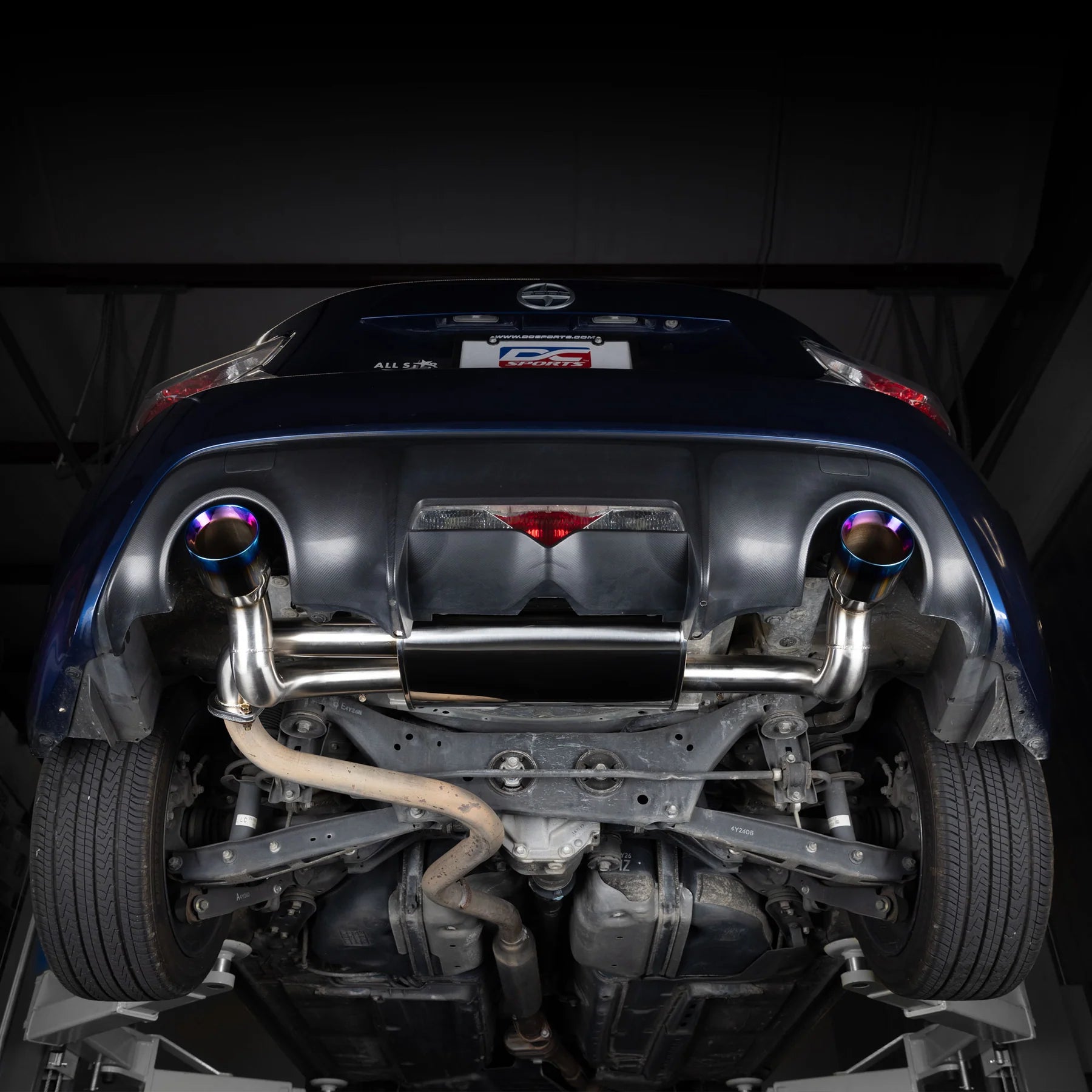 DC SPORTS AXLEBACK EXHAUST w/ Burnt Tips - Scion FR-S / GT86 / BRZ (2013-2021)