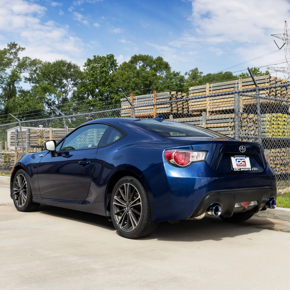 DC Sports Axleback Exhaust with Burnt Tips - Scion Fr-s / GT86 / BRZ (2013-2021)