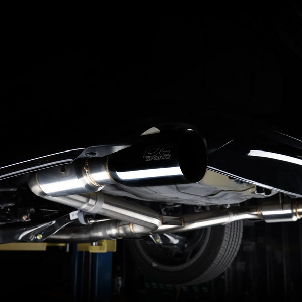 DC Sports Black Tip Bolt-On Axle Back Exhaust - Honda Civic Si Sedan (2022+)