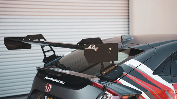 APR Performance Carbon Fiber GT-250 Swan Neck Adjustable Wing 61" - Honda Civic Type R FK8 (2017-2021)