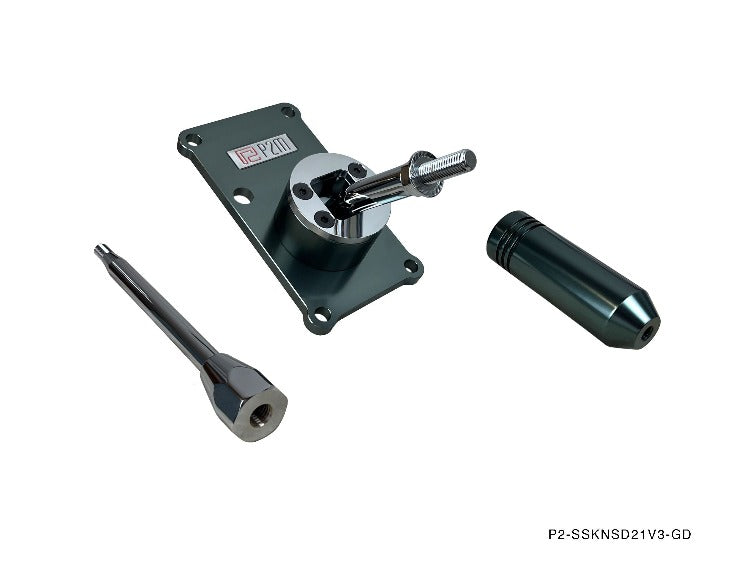 P2M V3 Quick Short Throw Shifter Bolt On - Datsun / Nissan D21 Hard Body Truck 4x2 - P2-SSKNSD21V3-GD