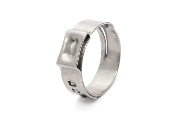 HPS 304 Stainless Steel Ear Hose Clamps Effective Range 7.8mm - 9.5mm 100pcs pack