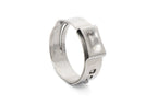 HPS 304 Stainless Steel Ear Hose Clamps, Effective Range 32.9mm - 36.1mm, 10pcs pack