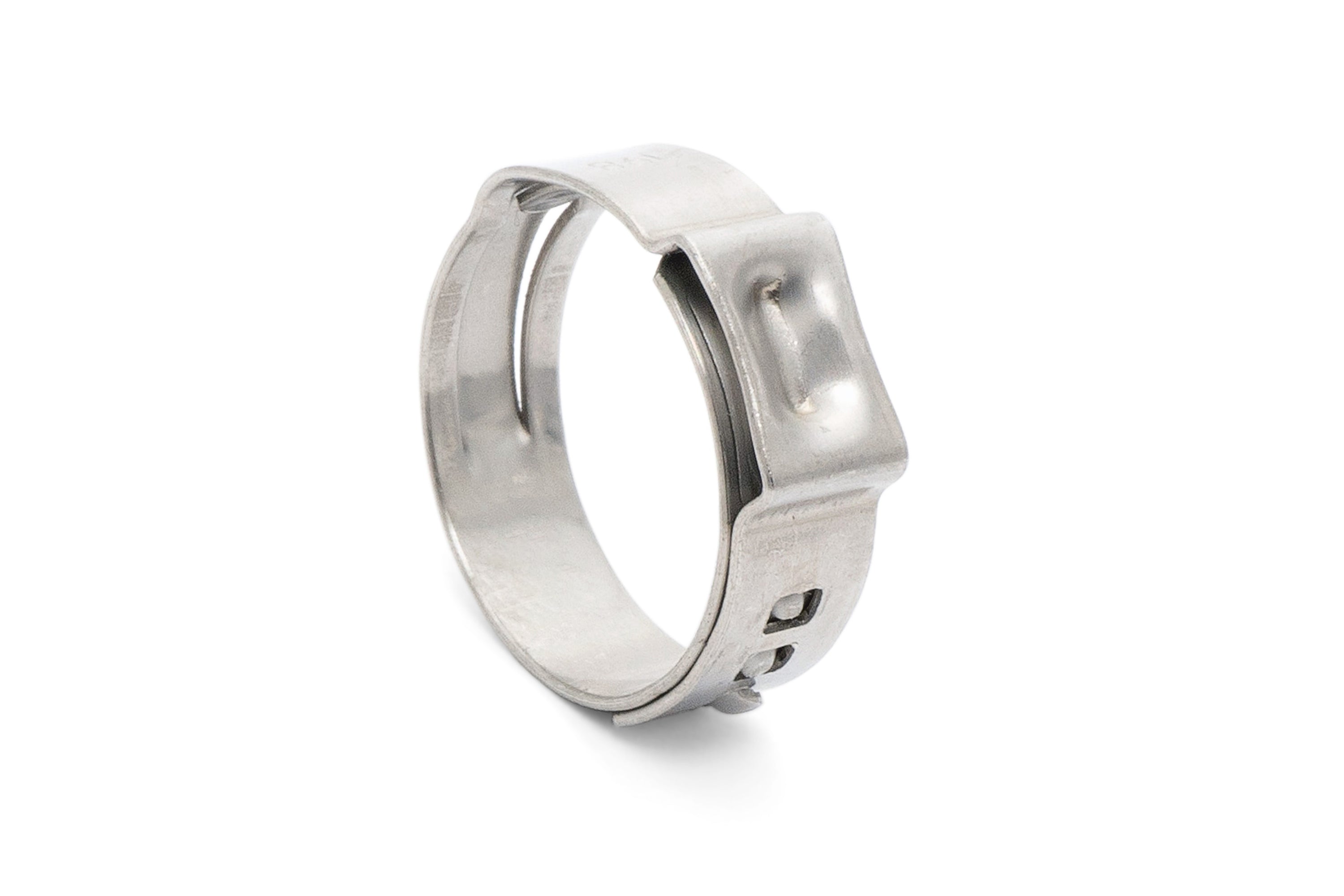 HPS 304 Stainless Steel Ear Hose Clamps, Effective Range 20.9mm - 24.1mm, 100pcs pack
