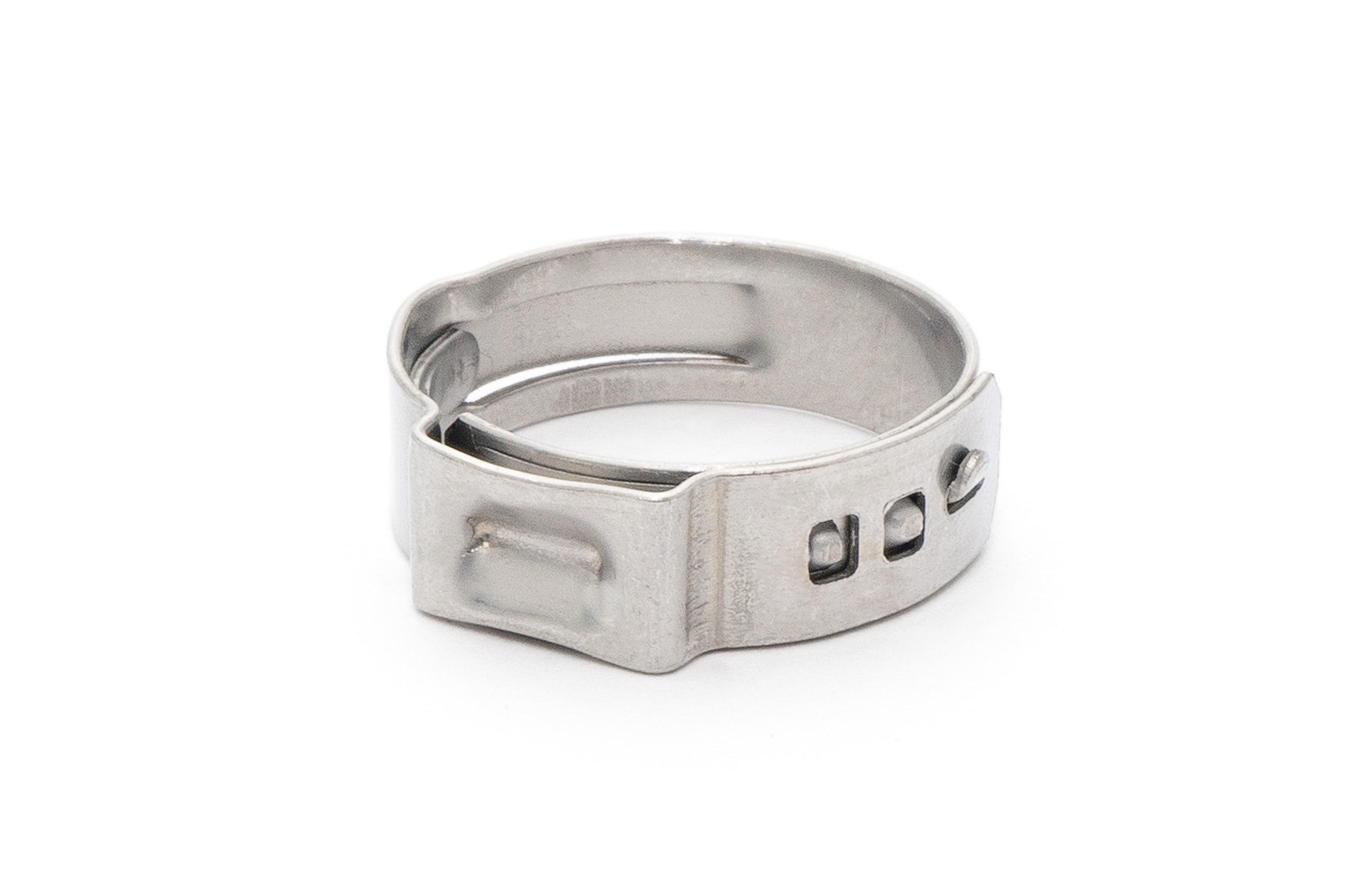 HPS 304 Stainless Steel Ear Hose Clamps, Effective Range 39.3mm - 42.5mm, 10pcs pack