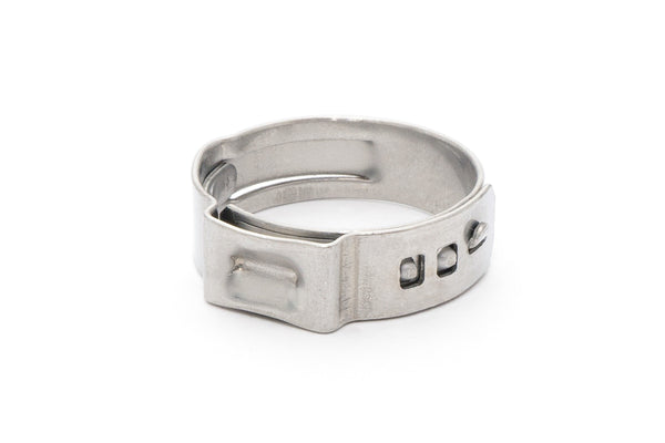 HPS 304 Stainless Steel Ear Hose Clamps, Effective Range 7.8mm - 9.5mm, 100pcs pack