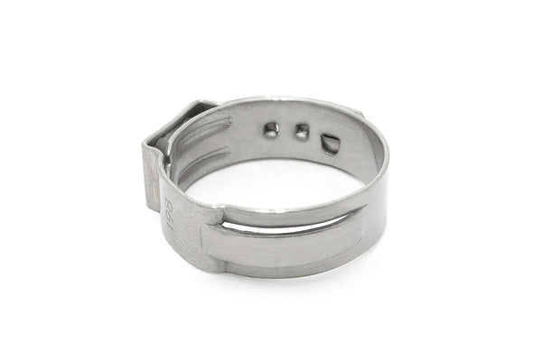 HPS 304 Stainless Steel Ear Hose Clamps, Effective Range 7.8mm - 9.5mm, 100pcs pack