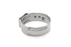 HPS 304 Stainless Steel Ear Hose Clamps, Effective Range 32.9mm - 36.1mm, 10pcs pack