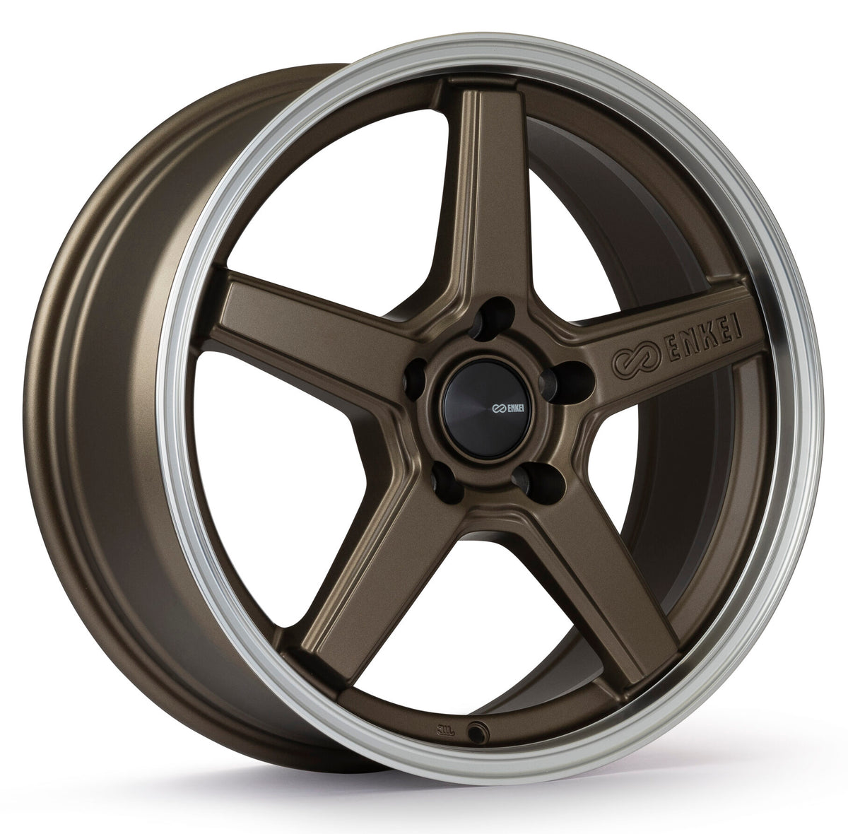 Enkei QUASAR | Matte Bronze with Machined Lip