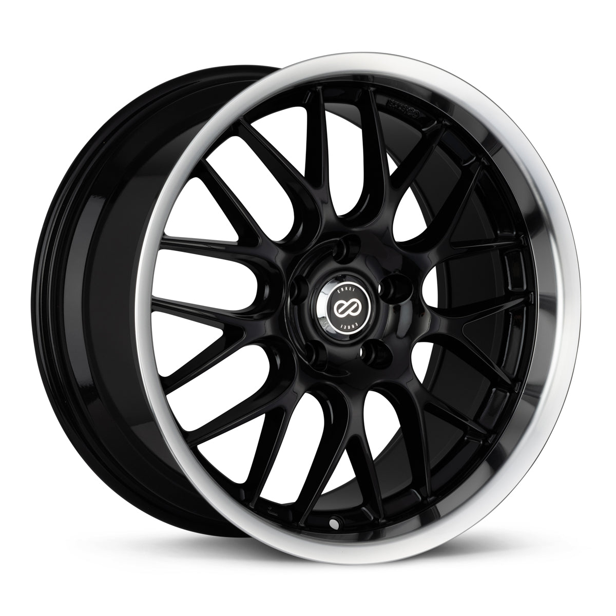 Enkei LUSSO | Black with Machined Lip