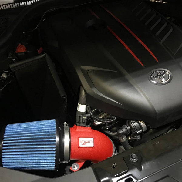 Injen SP Cold Air Intake - Wrinkle Red - Toyota A90 A91 Supra 3.0T (2020+)