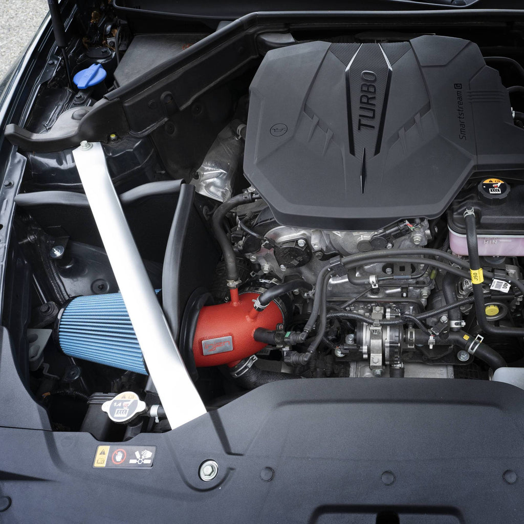 Injen SP Short Ram Cold Air Intake System - Wrinkle Red - KIA Stinger Turbo (2022-2023)