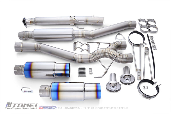 Tomei Expreme Ti Type-D Full Titanium Exhaust System - Honda Civic FL5 Type-R (2023+)