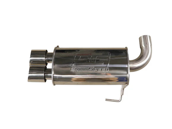 GrimmSpeed Gentleman's Catback Exhaust - Non-Resonated - Subaru VB WRX (2022+)