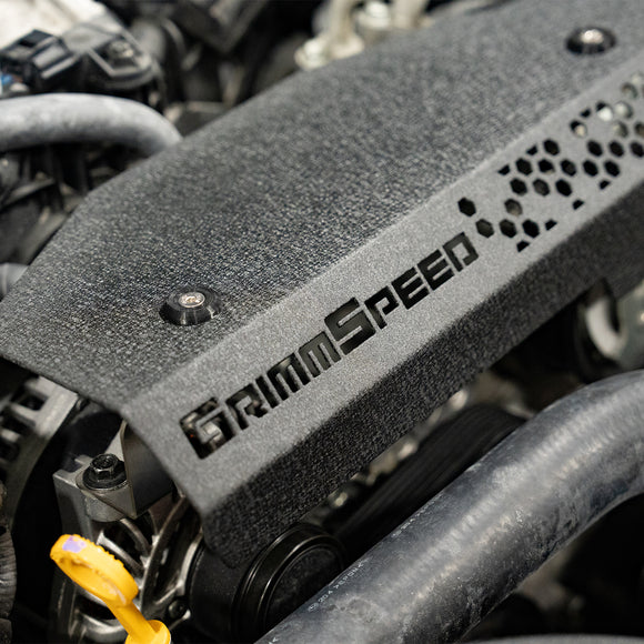 GrimmSpeed Black Pulley Cover - Subaru WRX VB (2022+) Subaru Ascent (2019+)