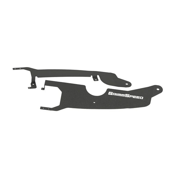 GrimmSpeed Black Engine Bay Radiator Fan Shroud Kit - Subaru WRX VB (2022+)