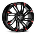 Enkei GW8 | Matte Black with Red Trim