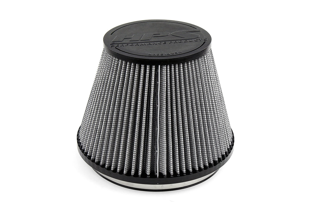 HPS Performance 6 inch Air Filter 6 inch Length 7.5 inch Base 4.75 inch Top HPS-4334