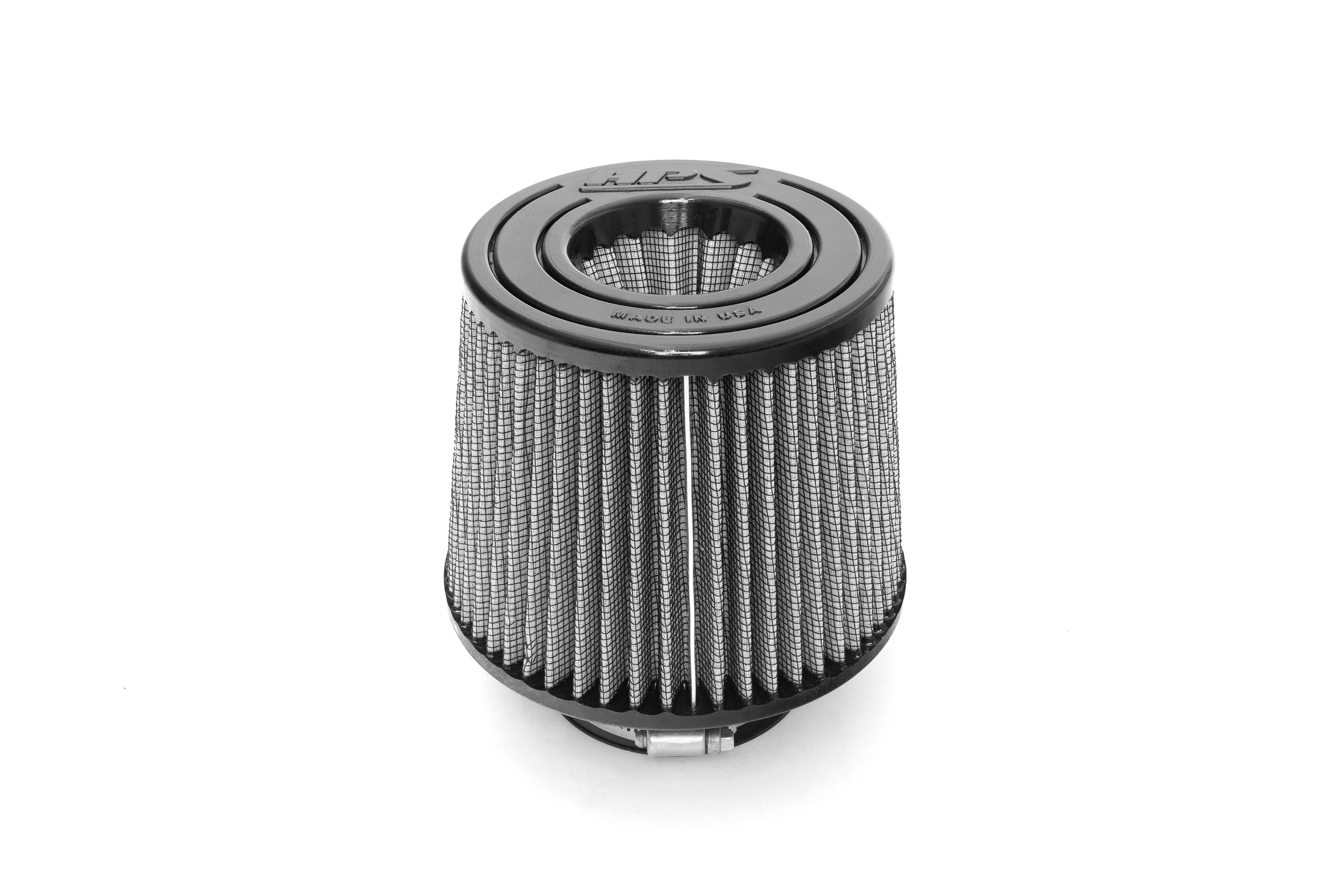 HPS Performance 3 inch Open Top Dual Cone Air Filter 6.5 inch Length HPS-4341