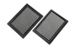HPS Performance Drop-in Panel Air Filter Driver and Passenger Side Combo HPS-457369x2