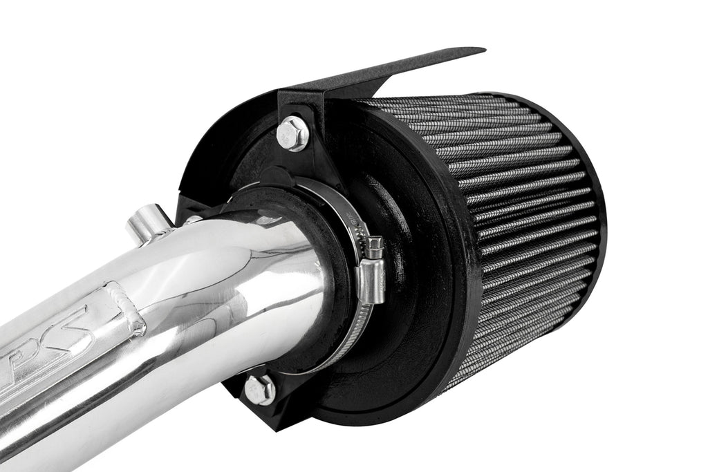 HPS Performance Universal Air Intake Filter Aluminum Heat Shield, Black, HSK-404