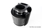 HPS Performance Universal Air Intake Filter Aluminum Heat Shield, Black, HSK-404