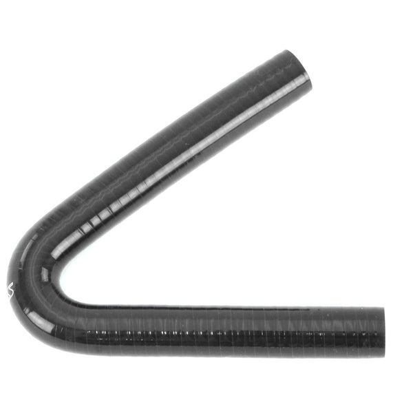HPS 1/4 inch 6.5mm Silicone 135 Degree Elbow Coupler Hose High Temp 4-ply Reinforced Black