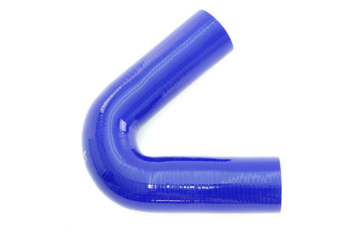 HPS 2-3/8 inch 60mm Silicone 135 Degree Elbow Coupler Hose High Temp 4-ply Reinforced Blue