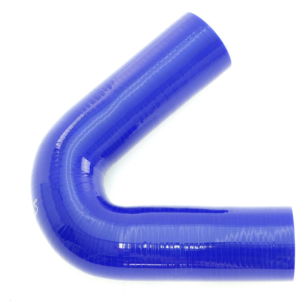 HPS 2-3/8 inch 60mm Silicone 135 Degree Elbow Coupler Hose High Temp 4-ply Reinforced Blue