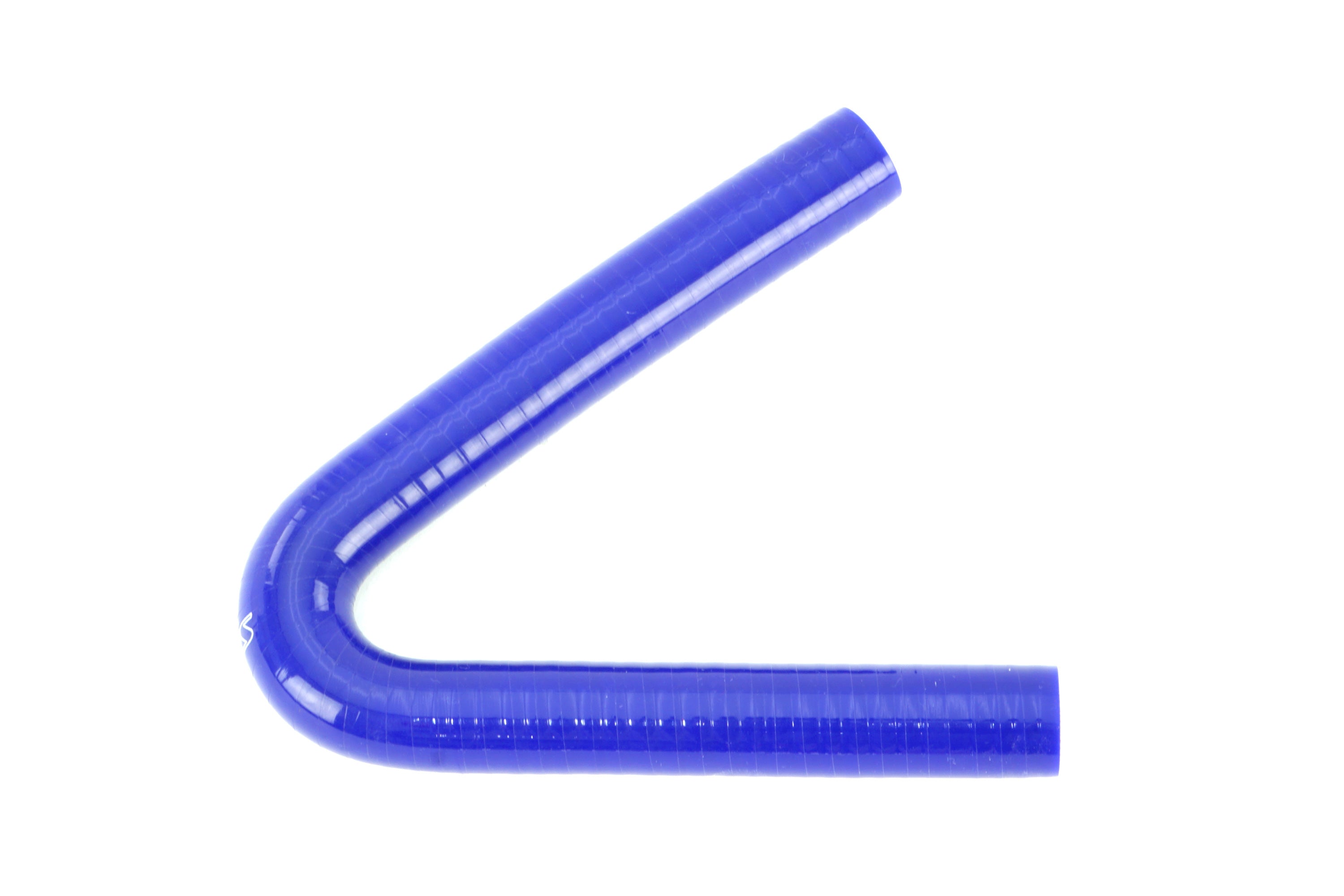 HPS 1-1/2 inch 38mm Silicone 135 Degree Elbow Coupler Hose High Temp 4-ply Reinforced Blue