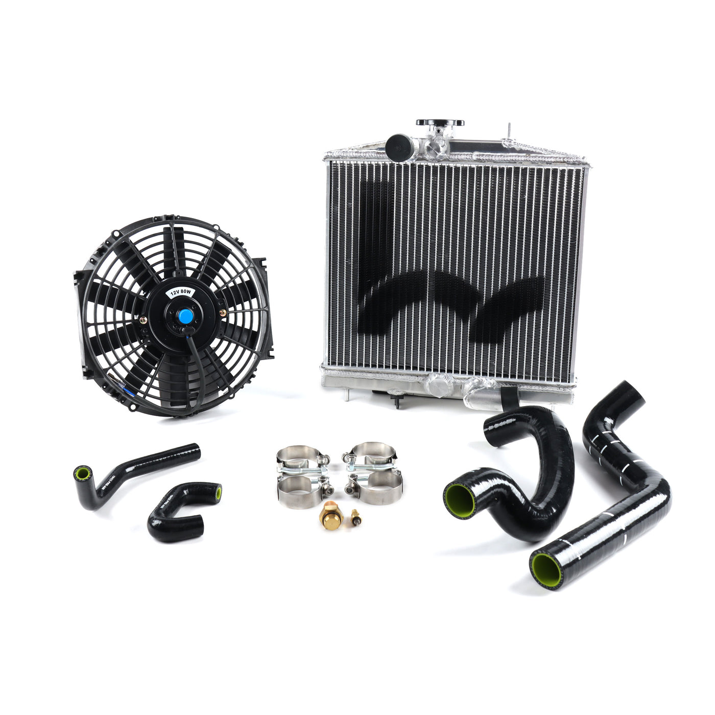 Hybrid Racing K-Swap Cooling Package Half-Size Radiator for EG Civic and Del Sol