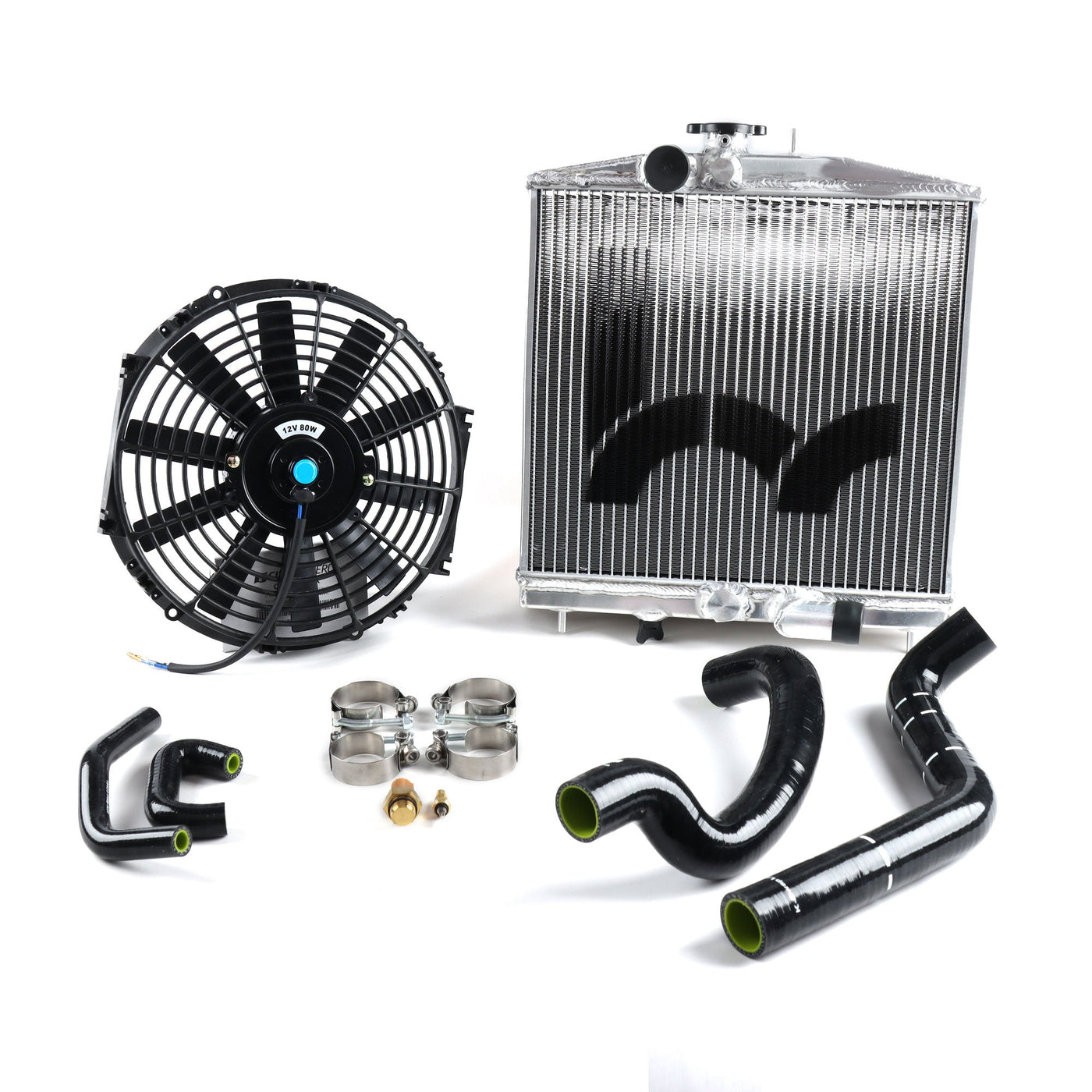 Hybrid Racing K-Swap Half-Size Cooling Package for 1996-2000 Civic K20A A2 A3 Z1