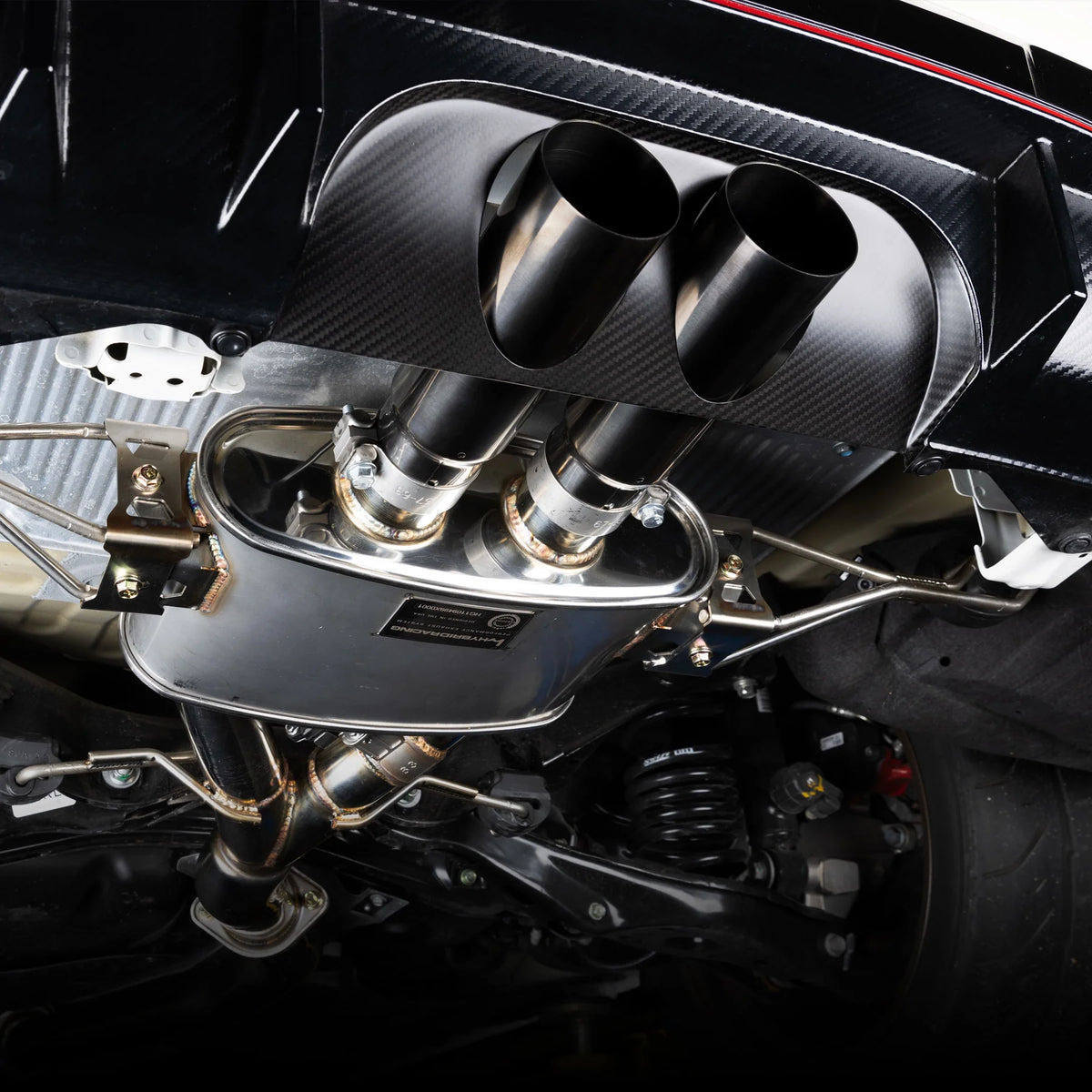 Hybrid Racing Formula Exhaust System - Honda Civic FK8 Type-R (2017-2021)