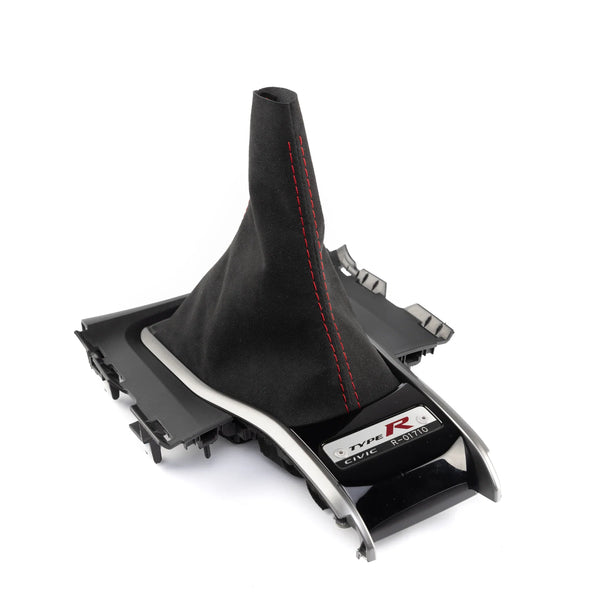 Hybrid Racing Alcantara Shift Boot - Black - Honda Civic / Si / FK8 Type R (2016-2021)