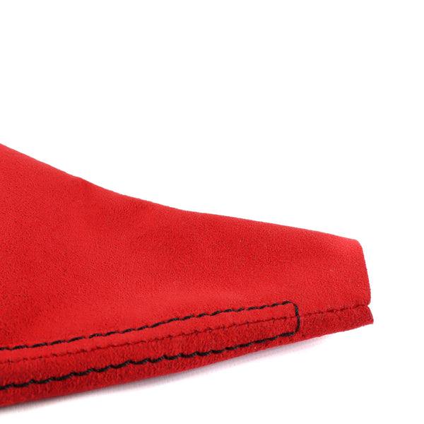 Hybrid Racing Alcantara Shift Boot - Red - Honda Civic & Si Models (2013-2015)
