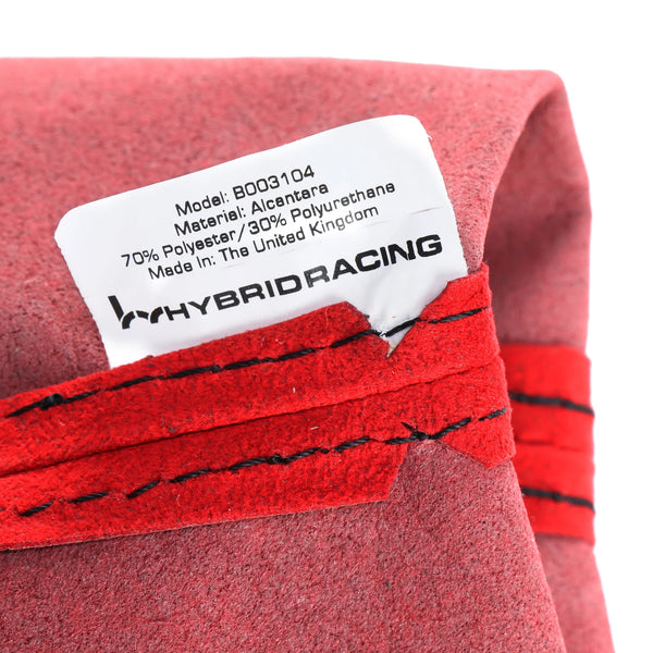 Hybrid Racing Alcantara Shift Boot - Red - Honda Civic & Si Models (2013-2015)