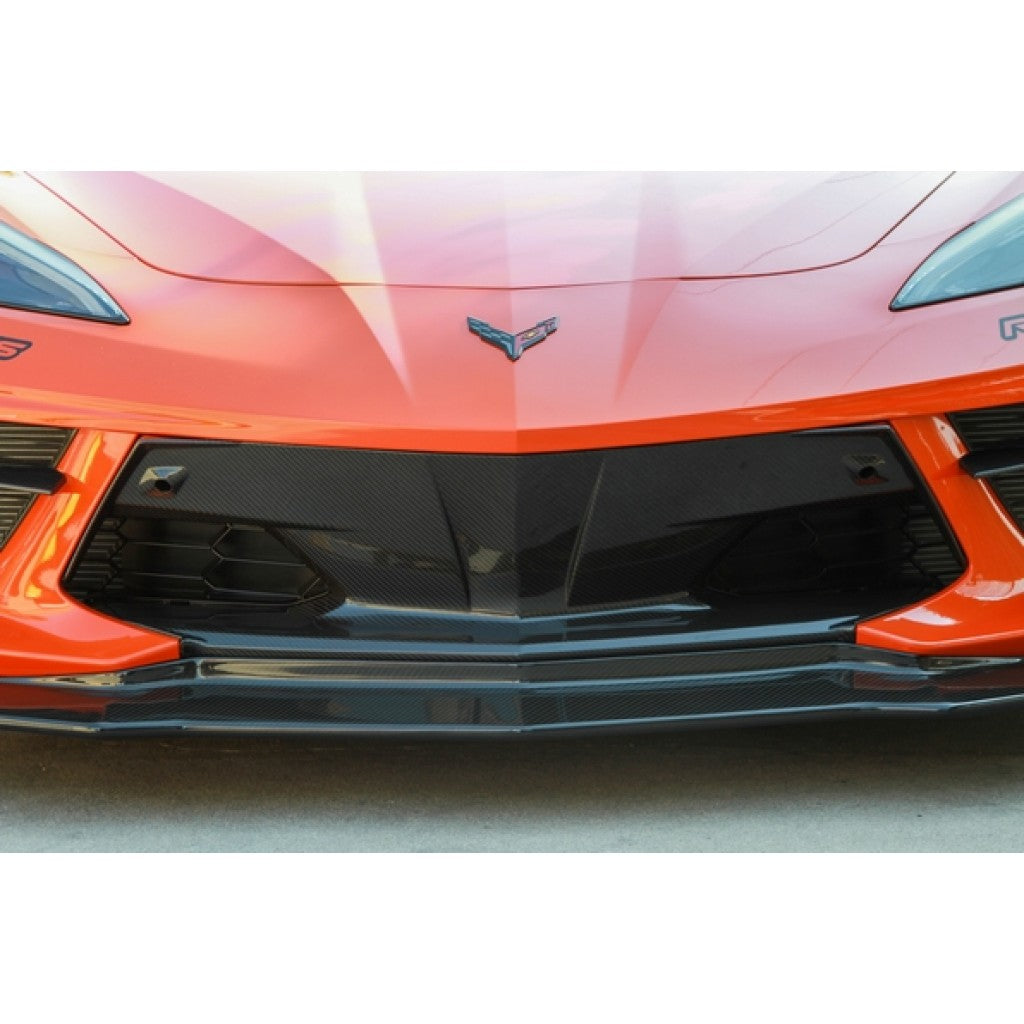 APR Performance Carbon Fiber Front Bumper Center Bezel - Chevrolet Corvette C8 (2020+)