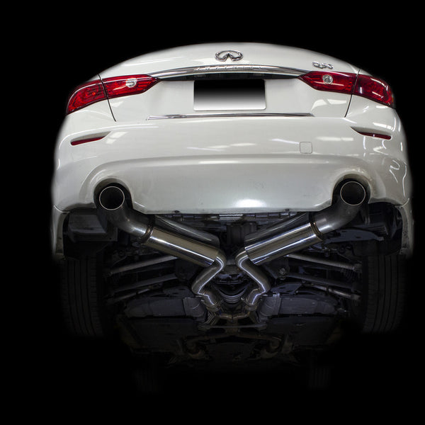 ISR Performance ST Series Dual Exhaust System - Infiniti Q50 VQ37 VR30 (2014+)