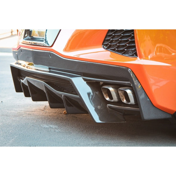 APR Performance Carbon Fiber Rear Diffuser - Chevrolet Corvette C8 (2020+)
