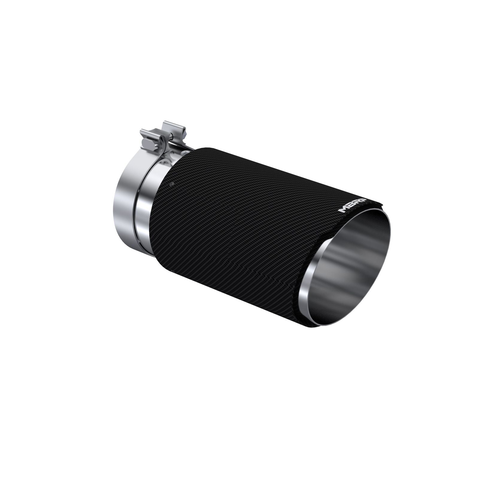 MBRP 5-Inch Dual Wall Angle Cut Tip - Carbon Fiber Tip