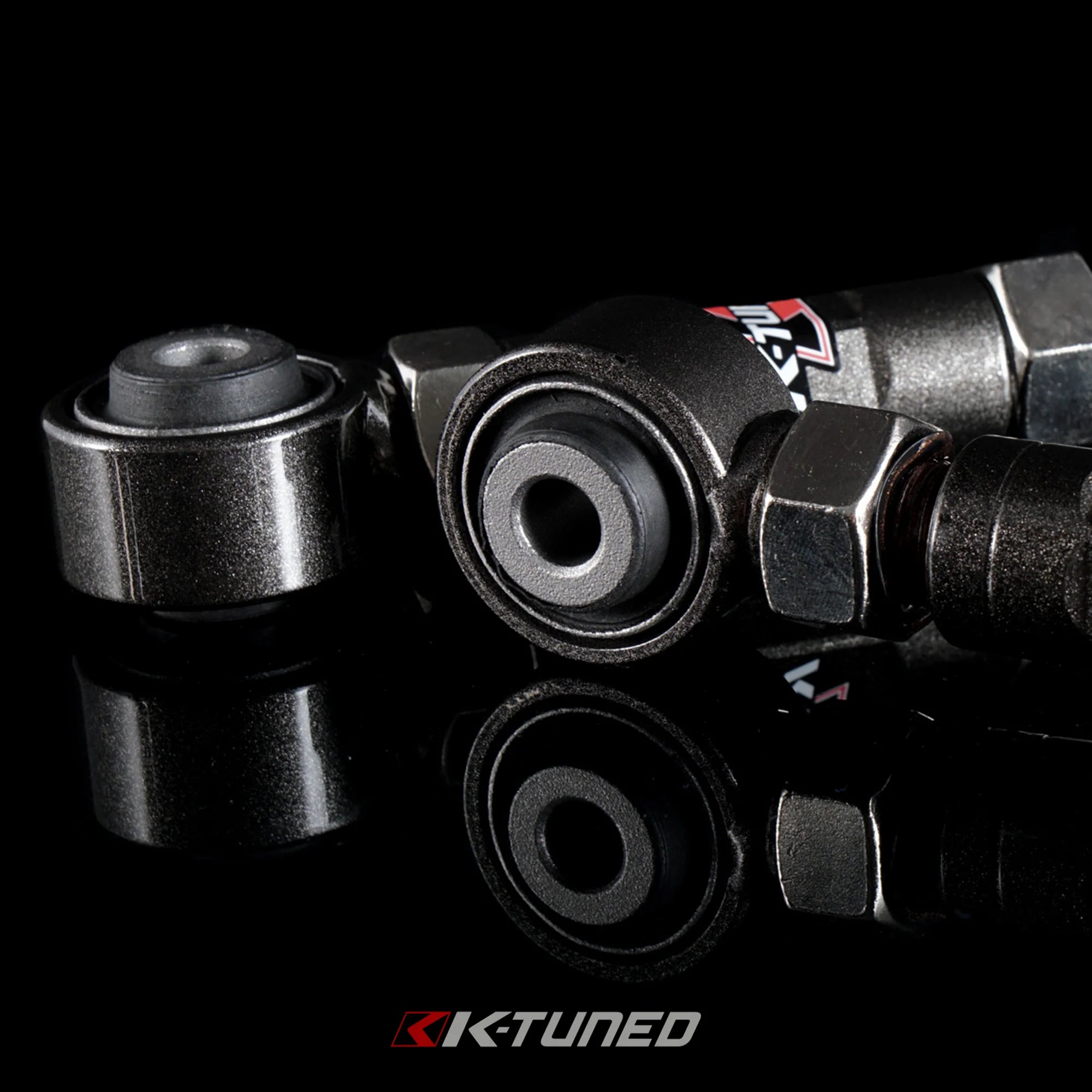 K-Tuned Adjustable Rear Toe Control Arms - Hardened Rubber - Honda Civic & CR-X (1988-2000)
