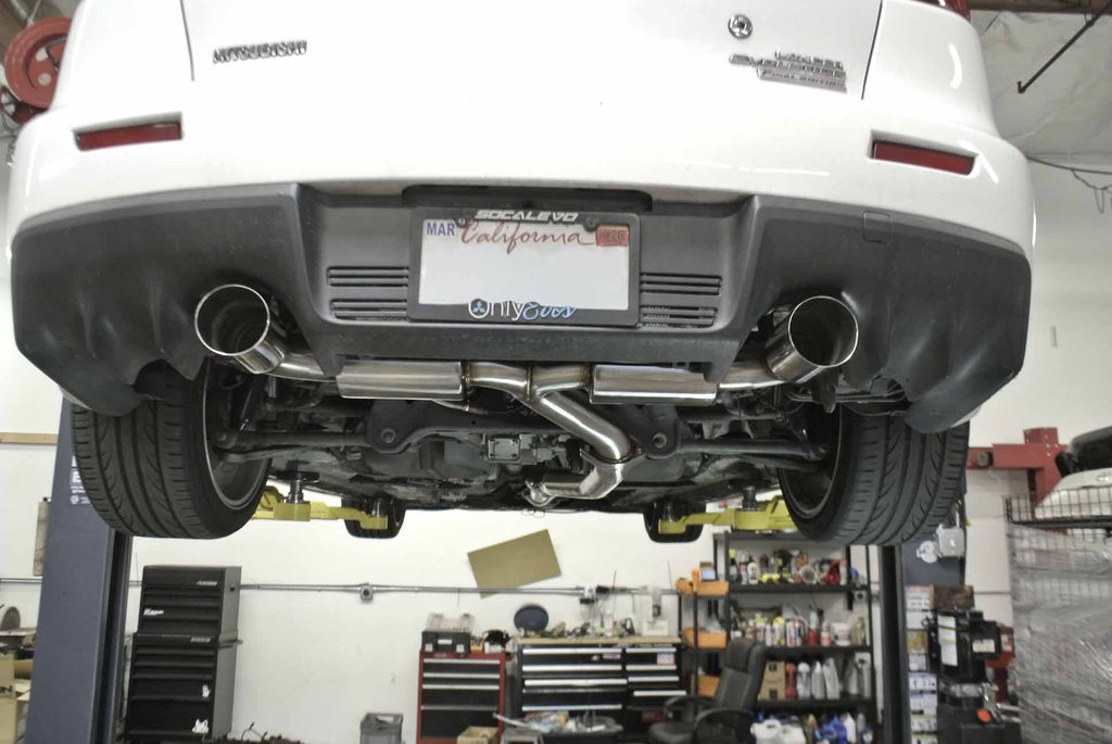 Megan Racing LW-CBS-MLE08X catback exhaust for Mitsubishi Lancer Evolution X CZ4A 2008-2015