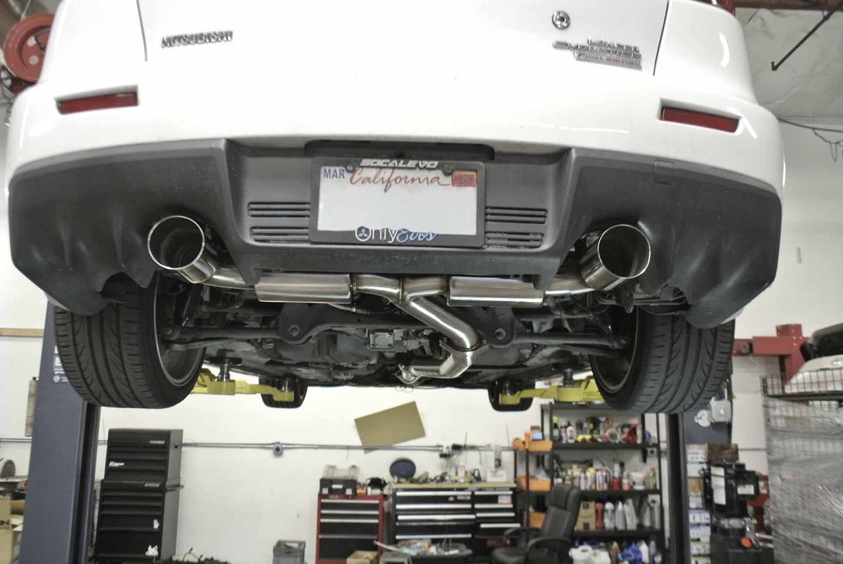 Megan Racing LW-CBS-MLE08X catback exhaust for Mitsubishi Lancer Evolution X CZ4A 2008-2015
