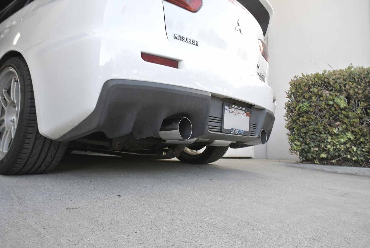 Megan Racing LW-CBS-MLE08X catback exhaust for Mitsubishi Lancer Evolution X CZ4A 2008-2015