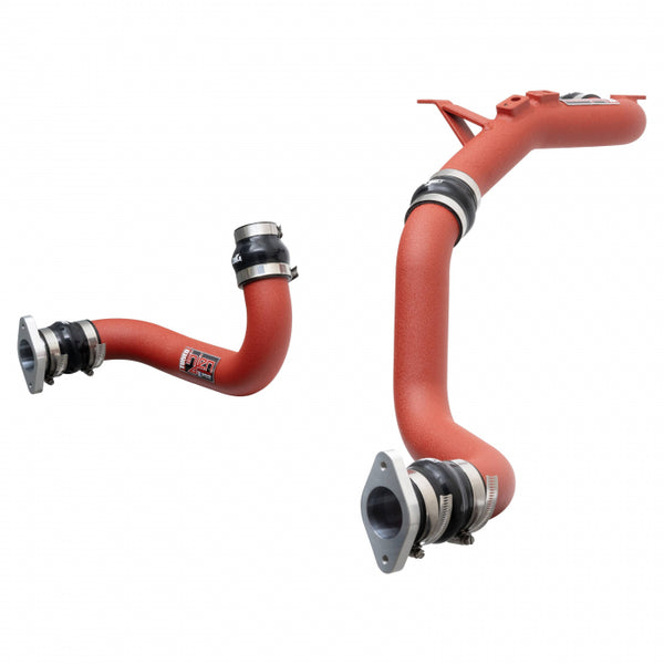 Injen SES Intercooler Pipes - Wrinkle Red - Honda Civic & Si 1.5L Turbo (2022+)
