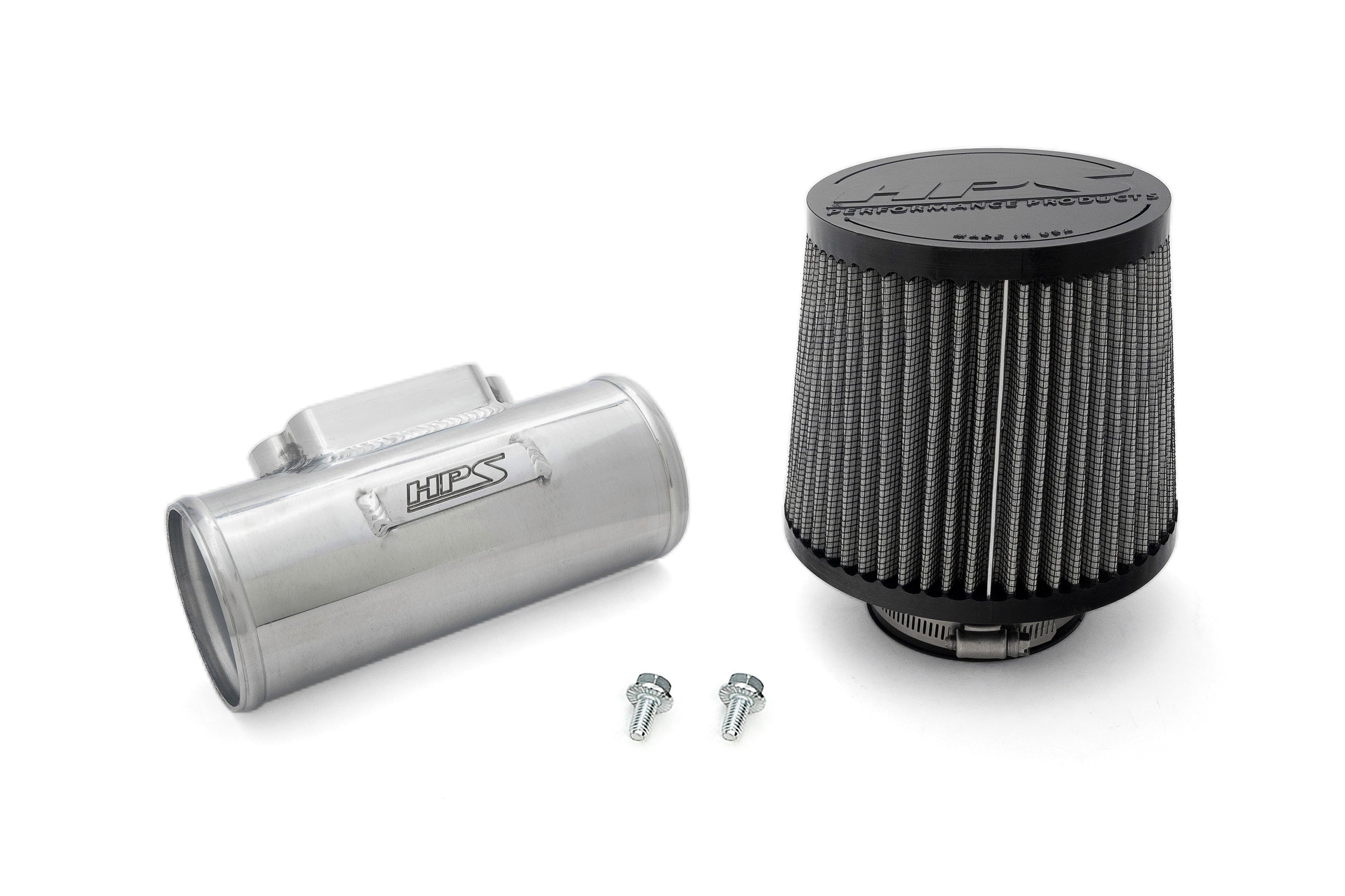 HPS 3 inch MAF Housing Air Intake Tube with HPS Air Filter HPS-4276